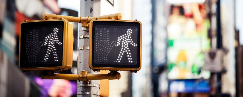 Walk Sign - Pedestrian Injury - Palmdale Injury Lawyers